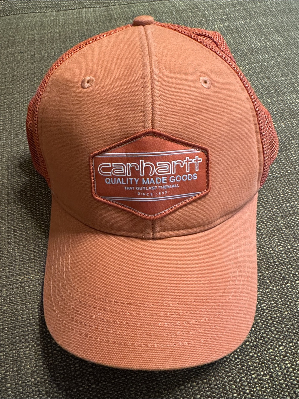 Carhartt 105691 Terracotta Mesh Back Trucker Hat OS